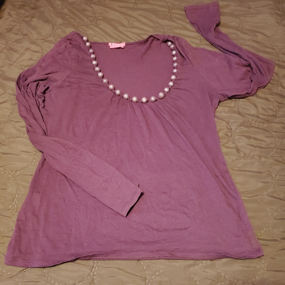 BCBG Purple Blouse